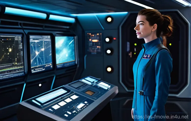 앤 해서웨이 인터스텔라 캐스팅 비화 - **Prompt 1: Perilous Icy Submersion**
    "A full-shot image of Dr. Amelia Brand (Anne Hathaway) in ...