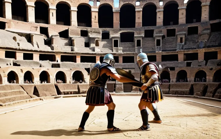 글래디에이터 OTT 시청 방법 - **Prompt:** A powerful Roman general, reminiscent of Maximus Decimus Meridius, stands solemnly in a ...