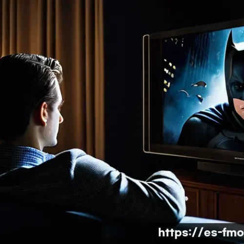 Home 24 다크 나이트 블루레이 구매 - **Prompt:** "A captivating close-up of a person, a young adult with a look of intense concentration,...