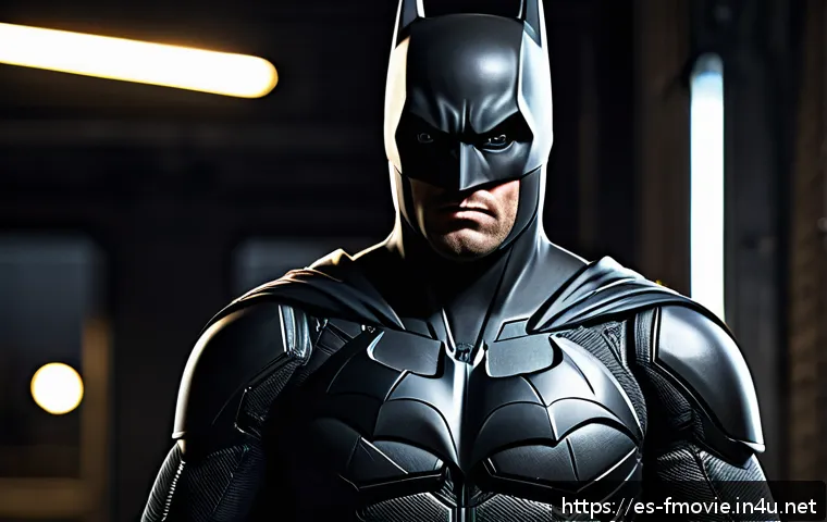 크리스찬 베일 배트맨 연기 - A realistic superhero figure inspired by Batman, wearing a highly detailed, tactical black armored s...